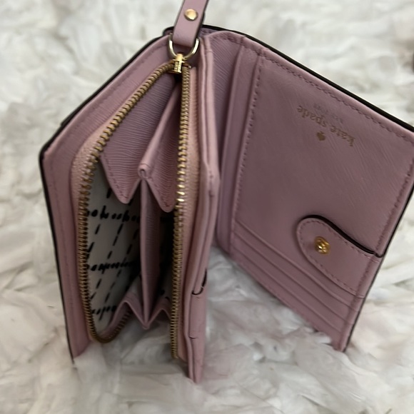 Pink Kate spade purse and wallet. Only used three times - Picture 3 of 4